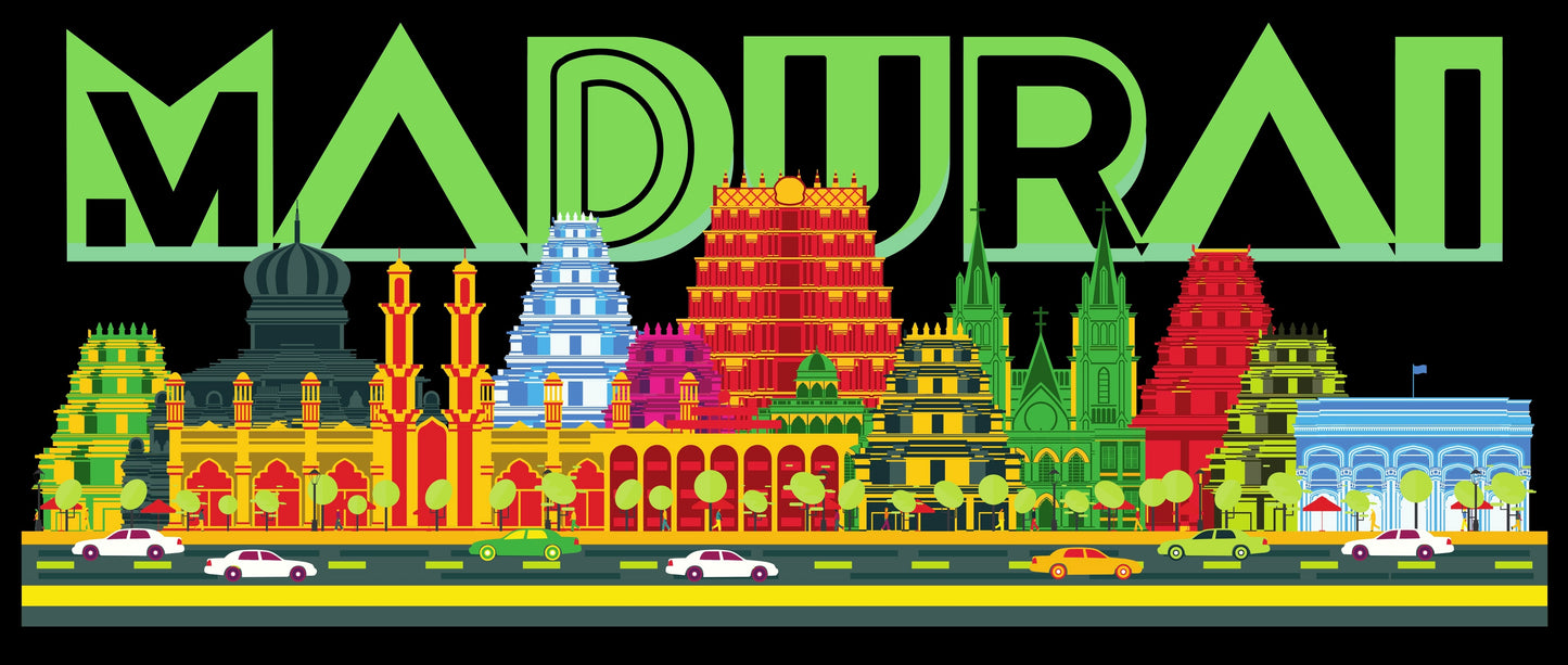 Madurai |Unisex Graphic T-shirt