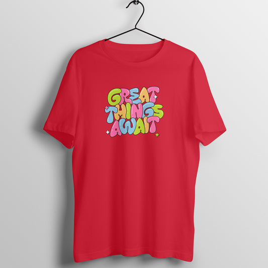 Great Things Await | Unisex Graphic T-shirt