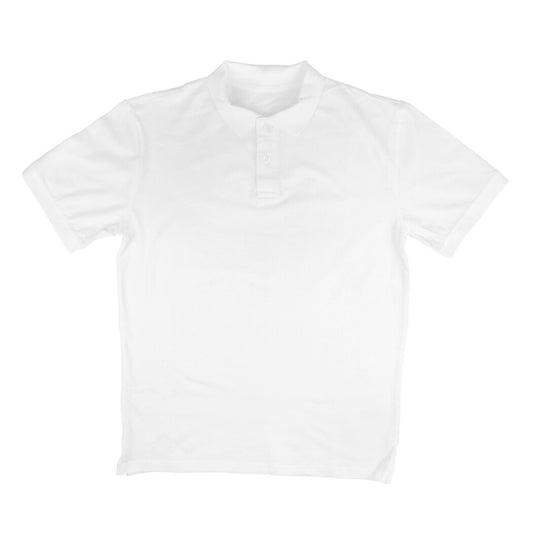 Basic White | unisex polo T-shirt